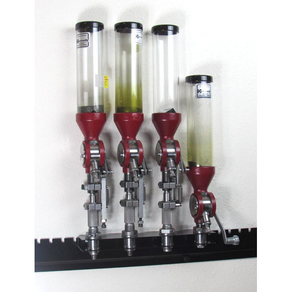 InLine Fabrication Powder Measure Dock for Hornady LNL AP - Black Powder Coated
