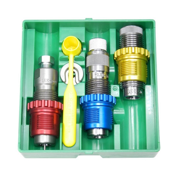 LEE 7mm REMINGTON MAG 3 DIE SET w BREECH LOCK BUSHING
