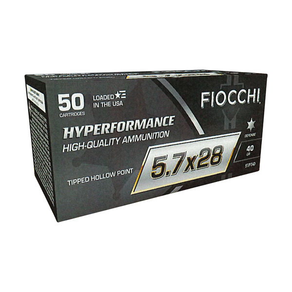 FIOCCHI AMMO 5.7x28 FN 40gr THP HY-PERF 50/bx 10/cs