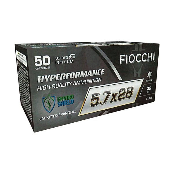 FIOCCHI AMMO 5.7x28 FN 35gr JACKETED FRANG 50/bx 10/c