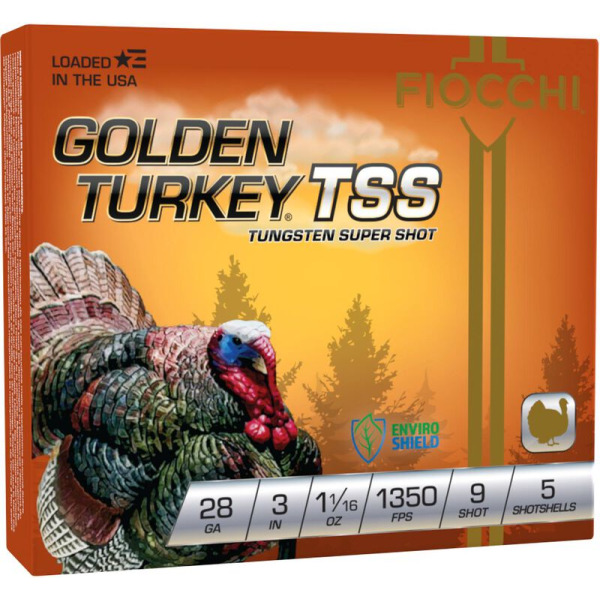 FIOCCHI AMMO 28ga 3" G-TURKEY TSS 1-1/16oz #9 5/bx 10/c