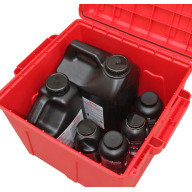 MTM RELOADING POWDER RED STORAGE CONTAINER 4/CS