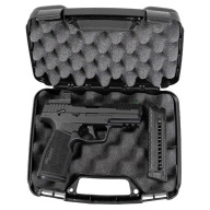 MTM PISTOL CASE REVOLVER/ AUTO/4" BBL/BLACK 12/CS