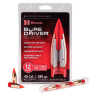 HORNADY 45cal 280gr BORE DRIVER ELD-X BULLET 12/BX