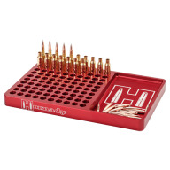 HORNADY RELOADING BLOCK ALUMINUM -RED