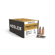 NOSLER 6.5MM(.264)100gr Sptz BULLET Partition 50/bx