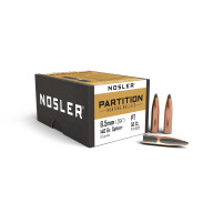 NOSLER 6.5MM(.264)140gr Sptz BULLET Partition 50/bx
