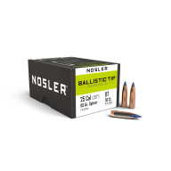 NOSLER 25(.257) 115gr Spitzr BULLET BallisticTip 50/bx
