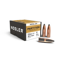 NOSLER 9.3MM(.366) 286gr SP BULLET Partition 50/bx