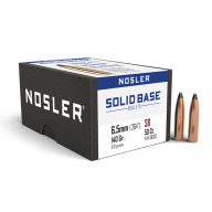 NOSLER 6.5MM(.264) 140gr SP BULLET SOLID BASE 50/bx