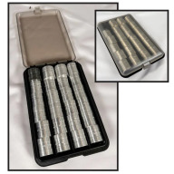 MTM POWDER & SHOT BUSHING BOX / CLEAR 6/CS