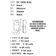 PACHMAYR RP200 RIFLE BLK- BASE MED-.5 STIPPLE BLACK