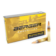 BERGER AMMO 223 REMINGTON 69gr BOAT-TAIL TARGET 20bx 10c