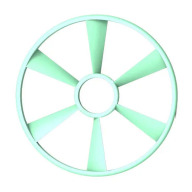 CALDWELL CLAYCOPTER 110mm UFO GLOW TARGET-50/TUBE