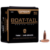 SPEER 7MM(.284)145gr SPBT BULLET Spitzer 100/bx