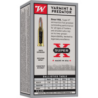 WINCHESTER AMMO 218 BEE SUPR-X 46gr JHP 50/bx 10/cs