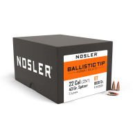 NOSLER 22 (.224) 40gr BULLET BallisticTip 1000/bx