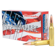 HORNADY AMMO 7MM-08 REMINGTON 139gr SP AM WHITEAIL 20bx 10cs