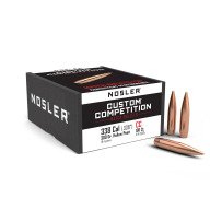 NOSLER 338 (.338) 300gr HPBT BULLET CUSTOM 100/bx