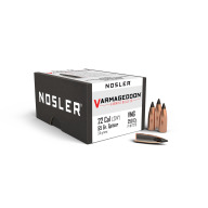 NOSLER 22 (.224) 55gr FB TIP BULLET VARMAGEDDON 250/bx