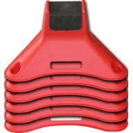 MTM QUICK REST w/RUBBER SHOOTING PAD RED 8/CS