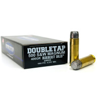 DOUBLETAP AMMO 500 S&W 400gr HARDCAST SOLID 20/BX