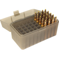 MTM RIFLE FLIP-TOP 50rd 2506-458M/CLR-SMOKE 24/CS