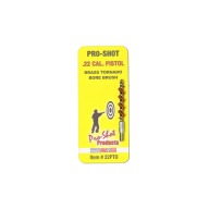 PRO SHOT 22c PISTOL BRUSH BRONZE/BRASS CORE 12/CS