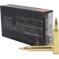 HORNADY AMMO 223 REMINGTON 62gr FMJ BLACK AMMO 20/BX 10/CS