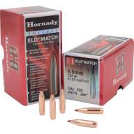 HORNADY 6.5MM (.264) 123gr ELD MATCH BULLET 100/BX