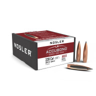 NOSLER 338(.338) 265gr SP BULLET AccuBond-LR 100/bx