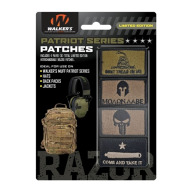 Walkers Razor Slim Electronic Patriot Muff Black 23dB with FREE 4 Patch Kit