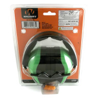 WALKERS DUAL COLOR PASSIV MUFF HI VIS GREEN 6/CS