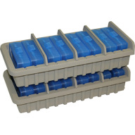 MTM AMMO RACK w/8-P50-9M AMMO BOXES 6/CS
