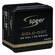 SPEER 22 (.224) 55gr GD BULLET 100/bx