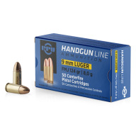 Prvi Partizan Ammo 9MM Luger 124gr FMJ 50 per box