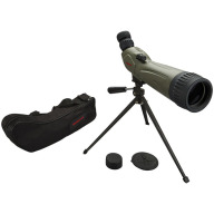 Tasco 20mm-60x60 Angled Spotting Scope Gray with Tripod and Soft Case