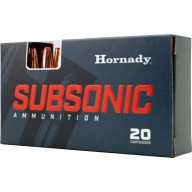 HORNADY AMMO 450 BUSHMASTER 395gr SUB-X 20/BX 10/CS