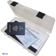 MTM IN-SAFE HANDGUN CLEAR STORAGE CASE 12" 3-pk 4cs