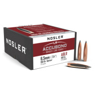 NOSLER 6.5MM(.264)150gr SP BULLET AccuBond-LR 100/bx