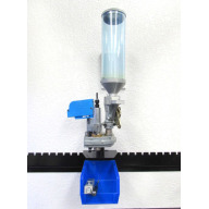 InLine Fabrication Underbin Bracket System for Dillon 550 / 650 / 750 / 1050 Toolhead Docks w/ Blue Bin