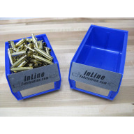 InLine Fabrication Standard Output Bin (5"L x 4"W x 3"T) Blue