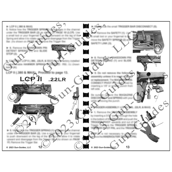 GUN-GUIDES RUGER LCP PISTOLS / ALL MODELS