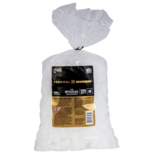 FEDERAL WAD 12ga 12P1 PODIUM WAD 1oz 500/bag