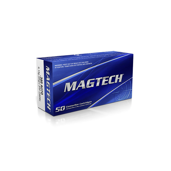 MAGTECH AMMO 380 ACP 95gr JHP 50/bx 20/cs