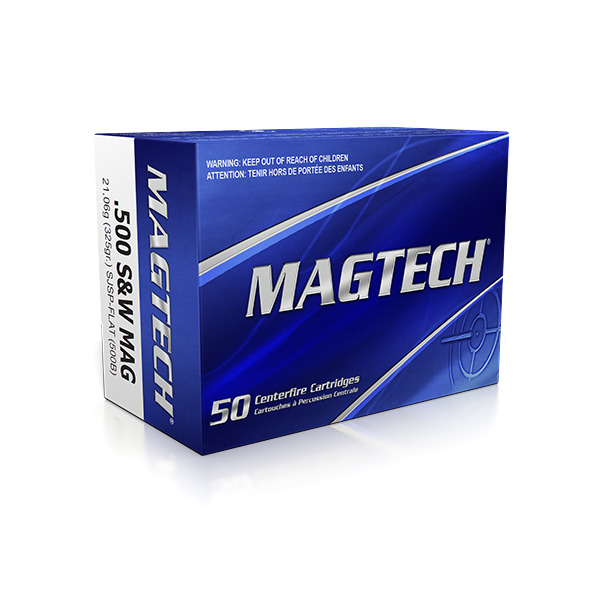 MAGTECH AMMO 500 S&W 325g SJSP 20/bx 25/cs