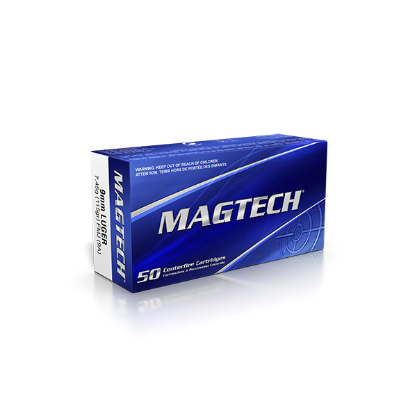 MAGTECH AMMO 9MM 115gr FMJ 50/bx 20/cs