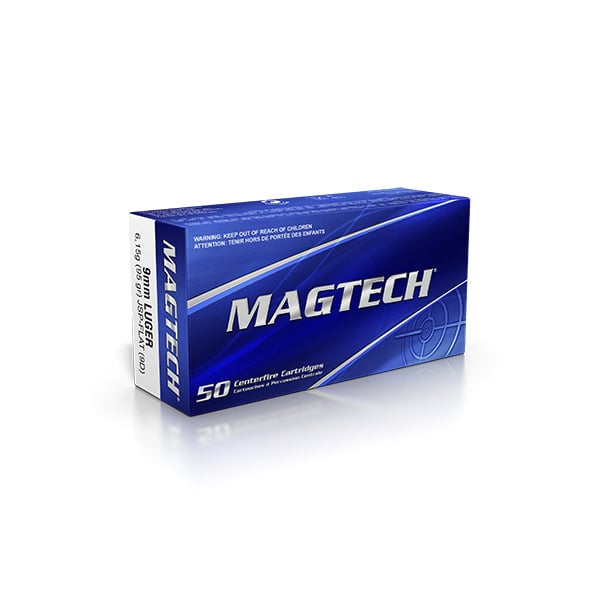 MAGTECH AMMO 9MM 95gr JSP 50/bx 20/cs