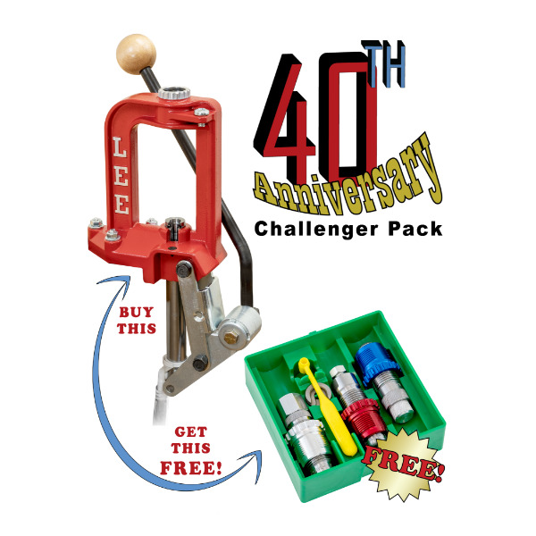 LEE CHALLENGR PRESS w/38 SPL/357 MAG BL 3-DIE SET