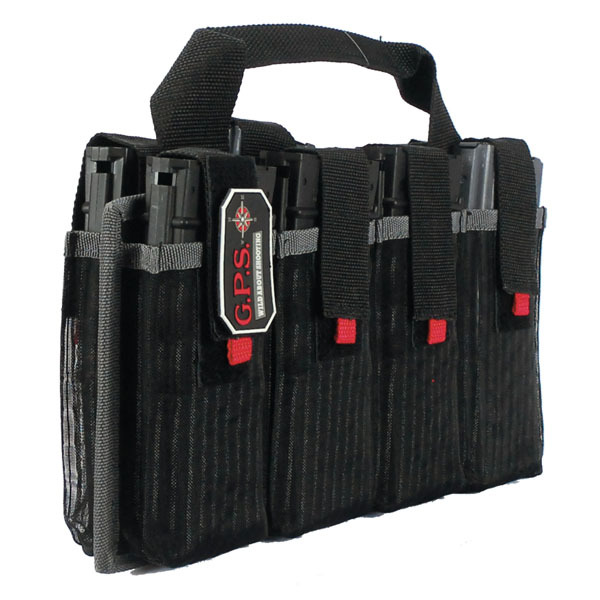 GPS AR MAGAZINE TOTE HOLDS 8 MAGAZINES BLACK